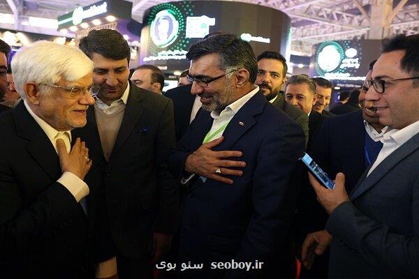 راه اندازی نمایشگاه تلکام ۱۴۰۳ با حضور دکتر عارف در غرفه ایرانسل