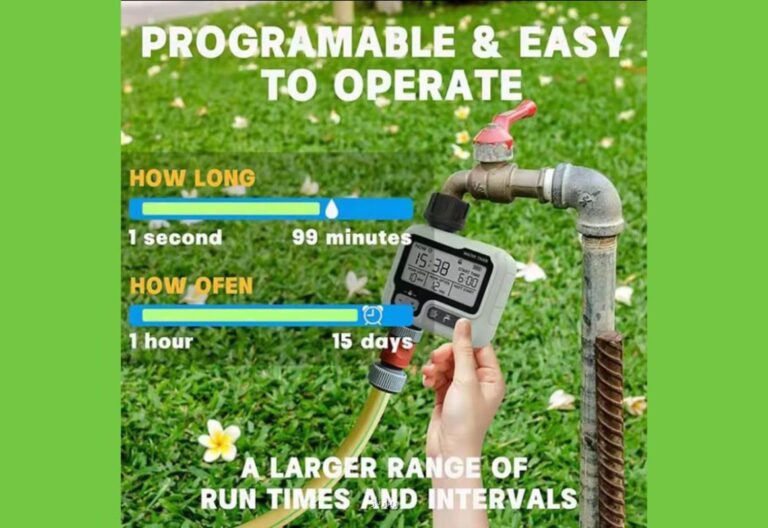 مزایای استفاده از تایمر آبیاری